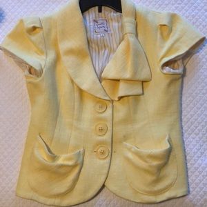 Nanette Lepore cap-sleeve blazer